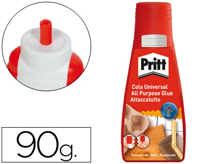 Pegamento universal Pritt transparente 100g.